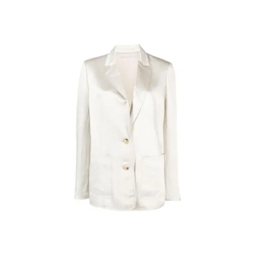 helmut lang Notched-lapels Satin-finish Blazer