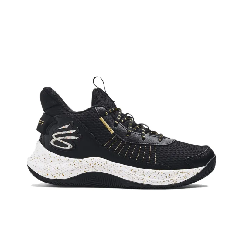 Under Armour Curry 3 Slip Resistant Breathable Mid Top Basketball Shoes Men's Black-1