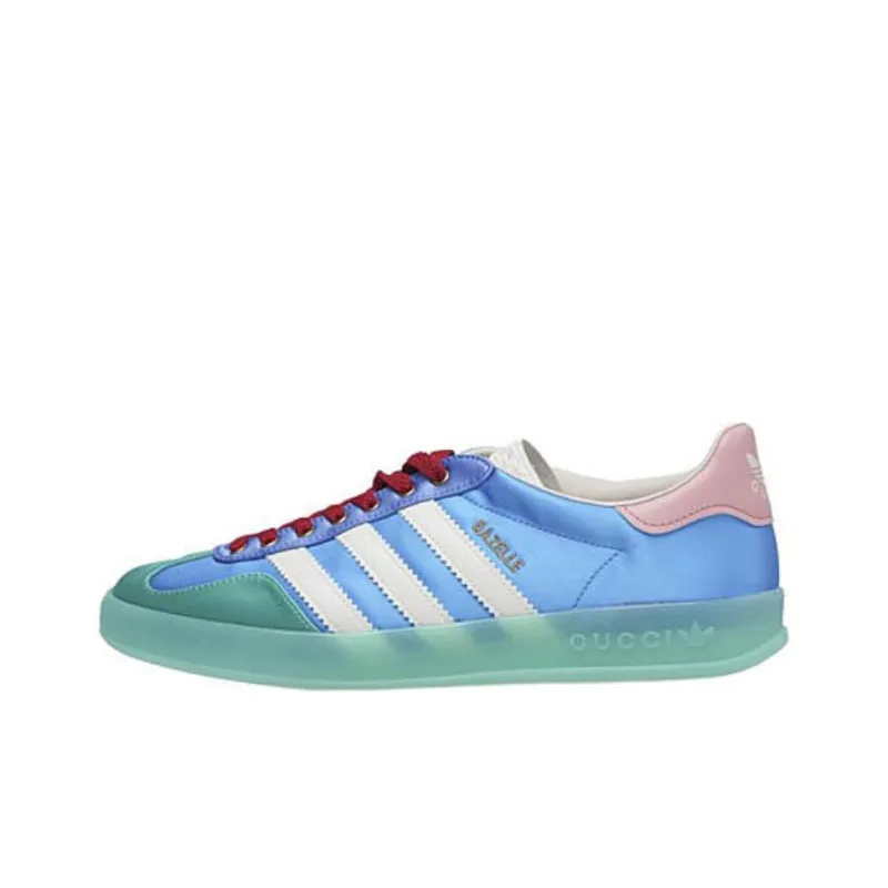 GUCCI Adidas X GUCCI Women's Gazelle 'Light Blue Silk' Women's-0