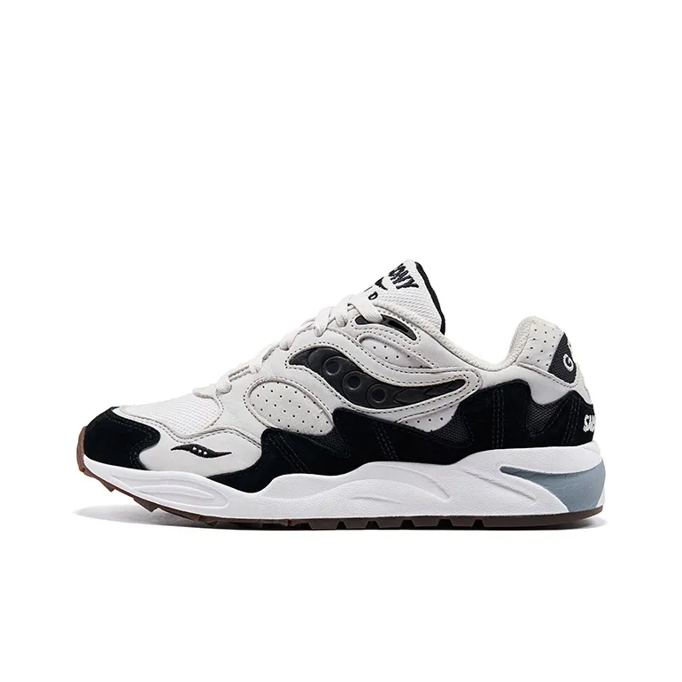 saucony Grid Shadow 2 Grey White Black-0