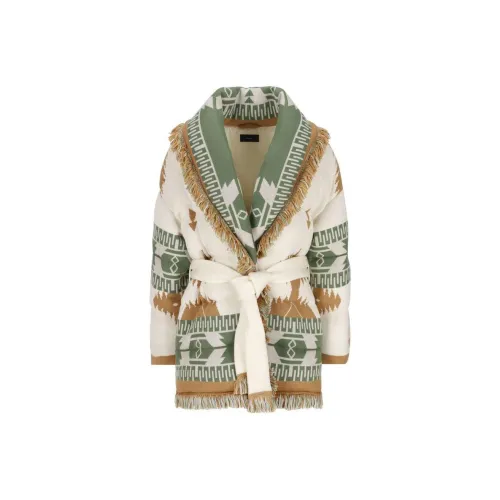 Alanui Icon Jacquard Belted Puffer Jacket