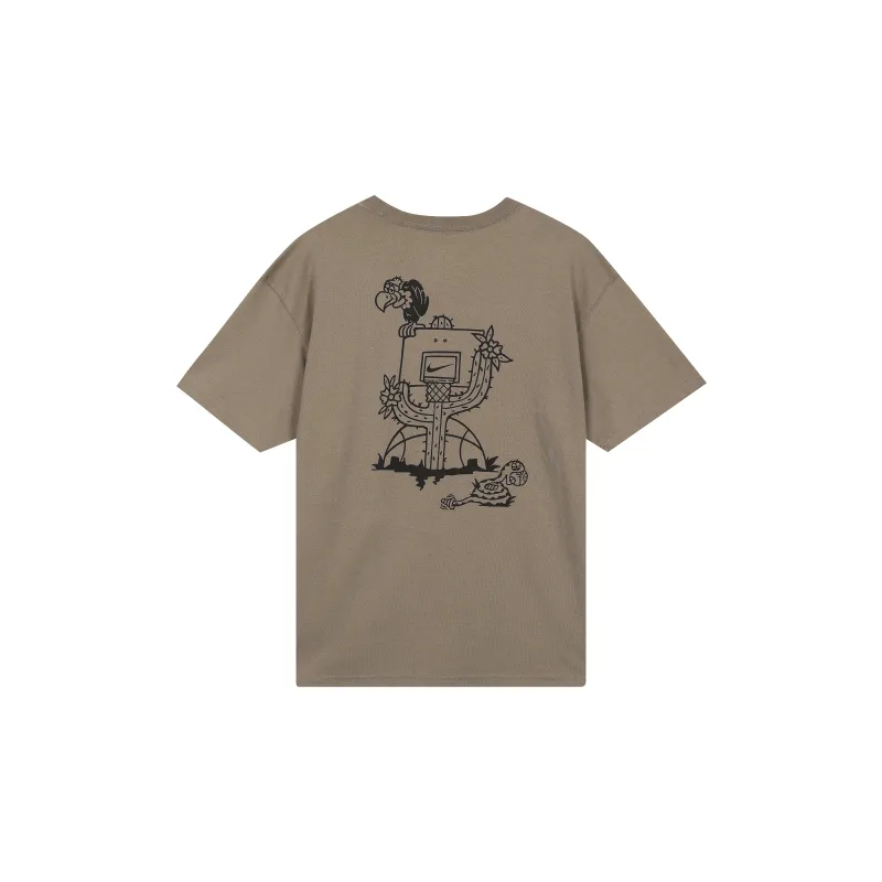 Nike T Shirts Men Olive Gray-1