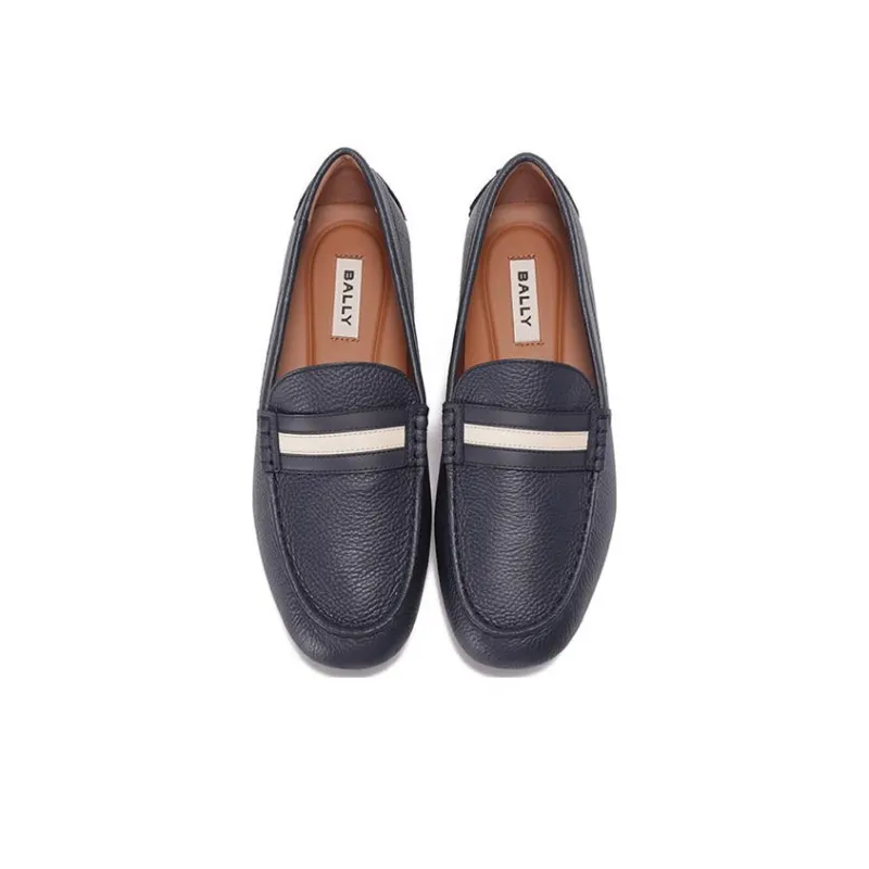 BALLY Kerbs Drivers Leather Loafers-3