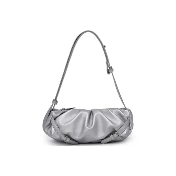 UNITE STAR PU Cloud Bag, Underarm Crossbody Bag, Shoulder Bag Regular Women's Black/Silver
