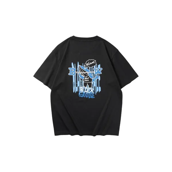 HLA JEANS T Shirts Men Black E2-1