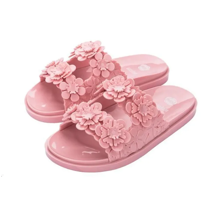 Melissa Slide Slippers Women's Black/Beige Brown/Purple/Pink/Green-16
