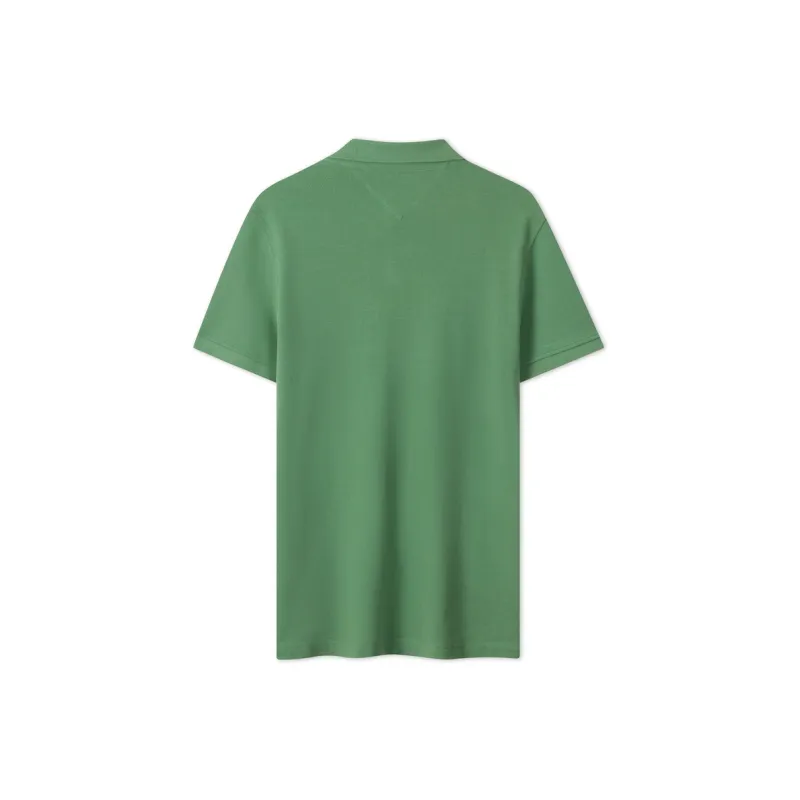 Tommy Hilfiger Logo embroidered Cotton Polo Shirt-35
