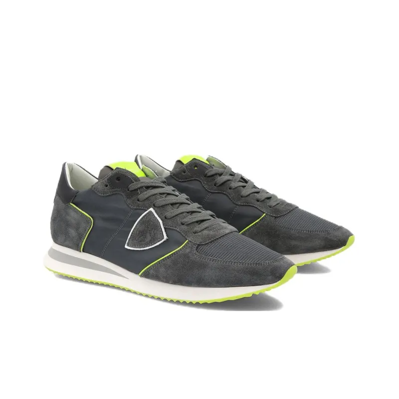 PHILIPPE MODEL Trp Low Top Casual Shoes Men's Gray-2