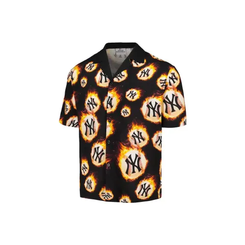 Pleasures X MLB Shirts Men Black