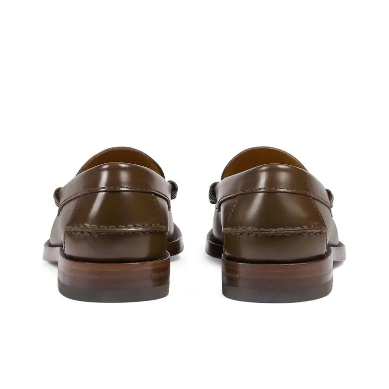 GUCCI Casual Single Shoes Women's Dark Brown-4