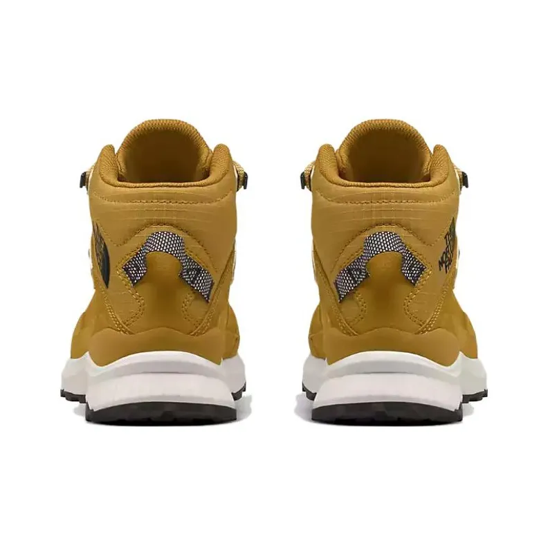 THE NORTH FACE Cragstone Cragstone Leather Mid Waterproof Anti-Slip Wear-Resistant Mid-Top Outdoor Shoes Women's Yellow-2