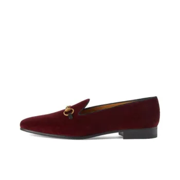 GUCCI Men's Casual Shoes Men's Burgundy