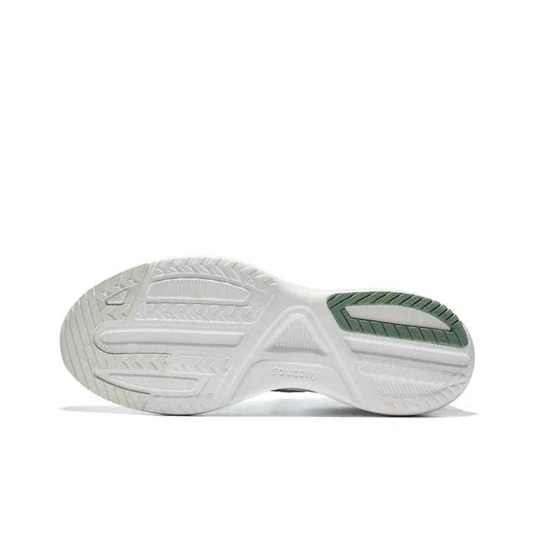 Saucony Humming 3 Cushioning Anti Slip And Wear Resistant Low Top Casual Running Shoes Unisex Beige Green-5