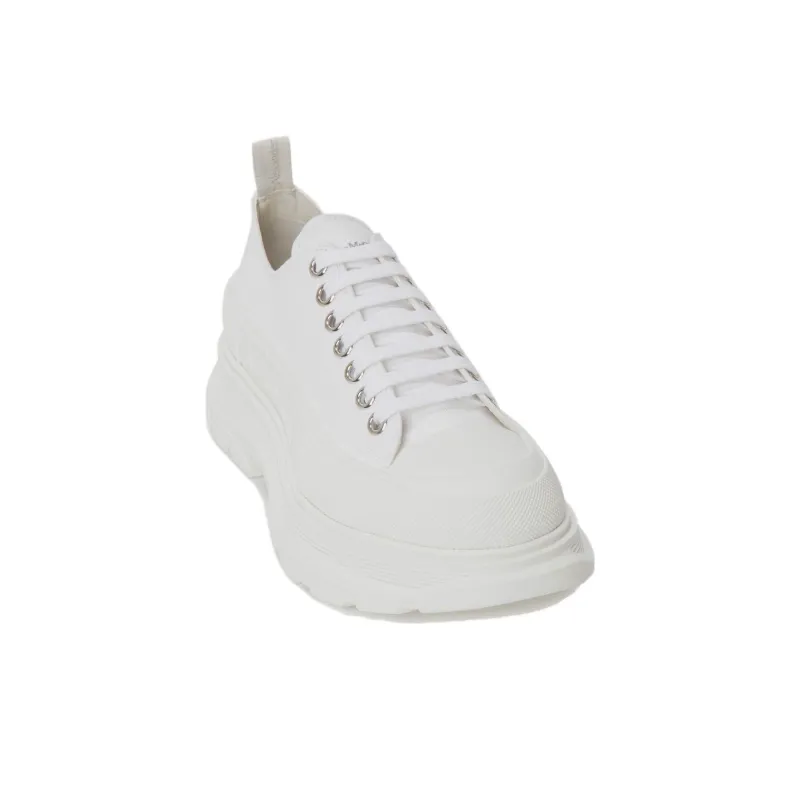 Alexander McQueen Tread Slick Low Lace Up 'White'-2