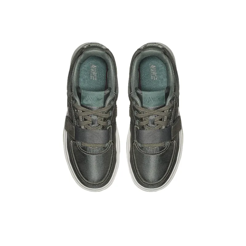 Nike Vandal 2K Anti Slip And Wear Resistant Height Increasing Low Top Skateboard Shoes Women's Silver Green-2