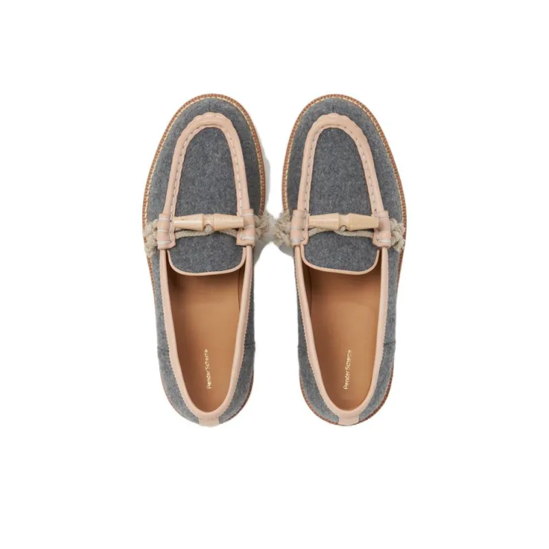 Hender Scheme Loafers Unisex Gray-4