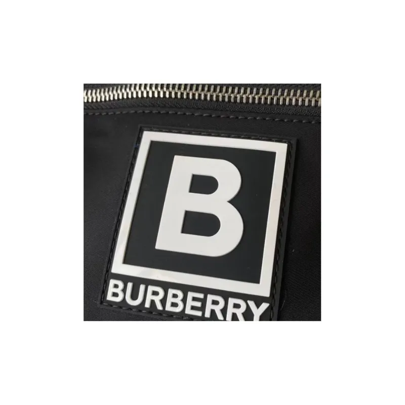Burberry Polyamide Messenger Bag Crossbody Bag Shoulder Bag Men's Black-1