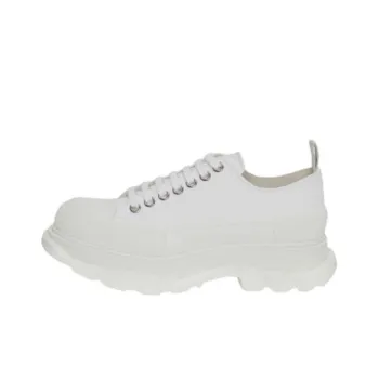 Alexander McQueen Tread Slick Low Lace Up White FW21