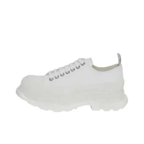 Alexander McQueen Tread Slick Low Lace Up White FW21