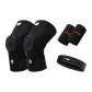Black 2 Pack+Wrist Brace+Headband