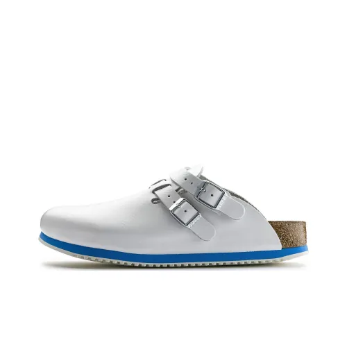 Birkenstock Closed Toe Slippers Men's White Regular