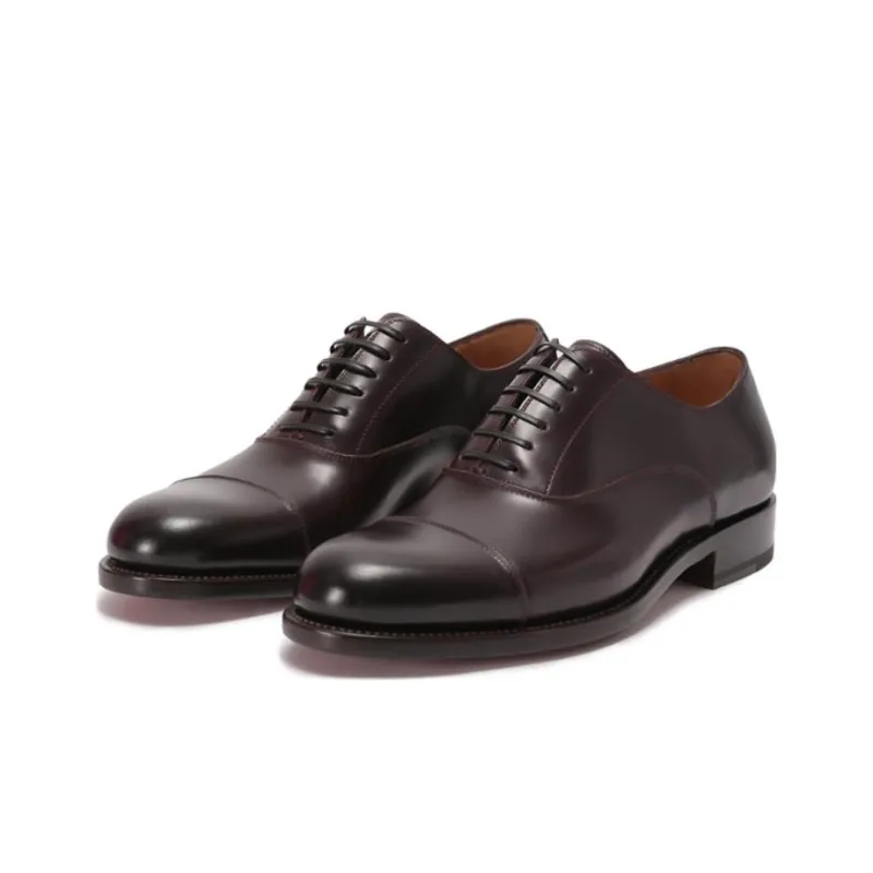 FERRAGAMO Dress Shoes 3cm Men's Burgundy-2