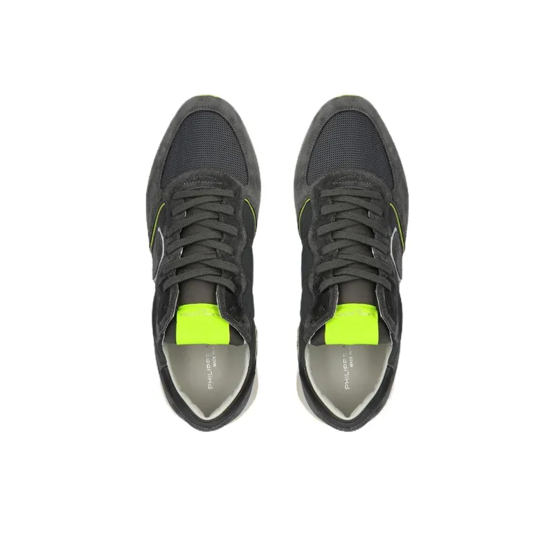 PHILIPPE MODEL Trp Low Top Casual Shoes Men's Gray-4