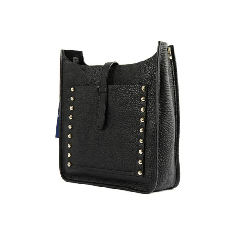 REBECCA MINKOFF Cow Leather Crossbody Bag Shoulder Bag Women's Black-1
