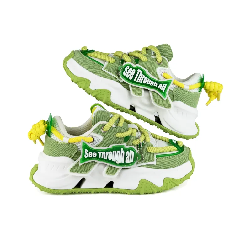 RIFUGIO VO' Flying Fish No.1 Wear-Resistant Height Increasing Low-Top Chunky Sneakers Unisex-28