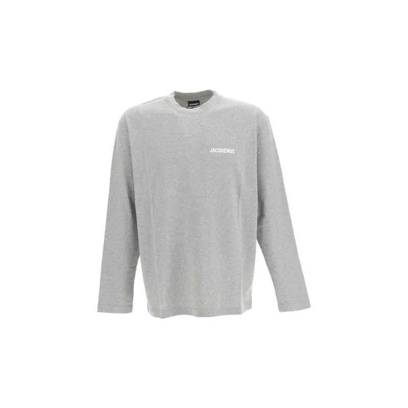 Jacquemus T Shirts Unisex Gray-0