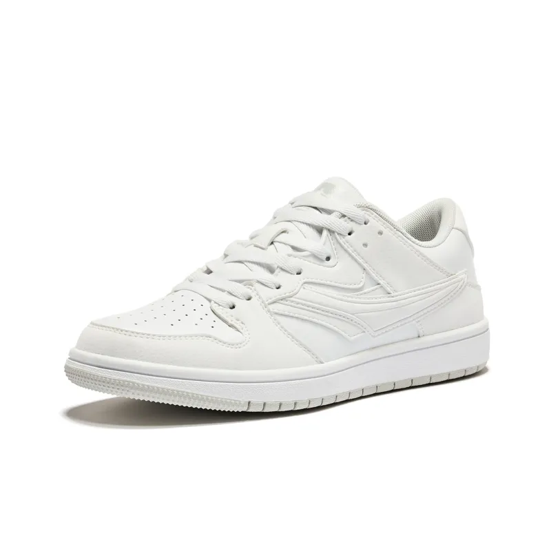 QIAODAN Skateboard Shoes Women's Low Top Jordan White-1