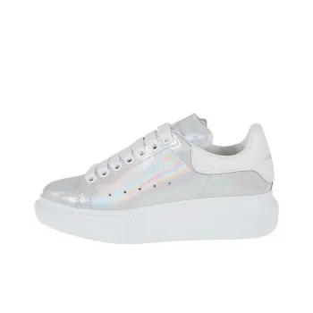 Alexander McQueen Oversized Sneakers 'White Iridescent' Women's