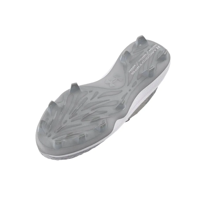 Under Armour Yard Glyde 2 MT TPU Cushioning, Slip Resistant, And Abrasion Resistant Low Top Training Shoes Women's Gray-4