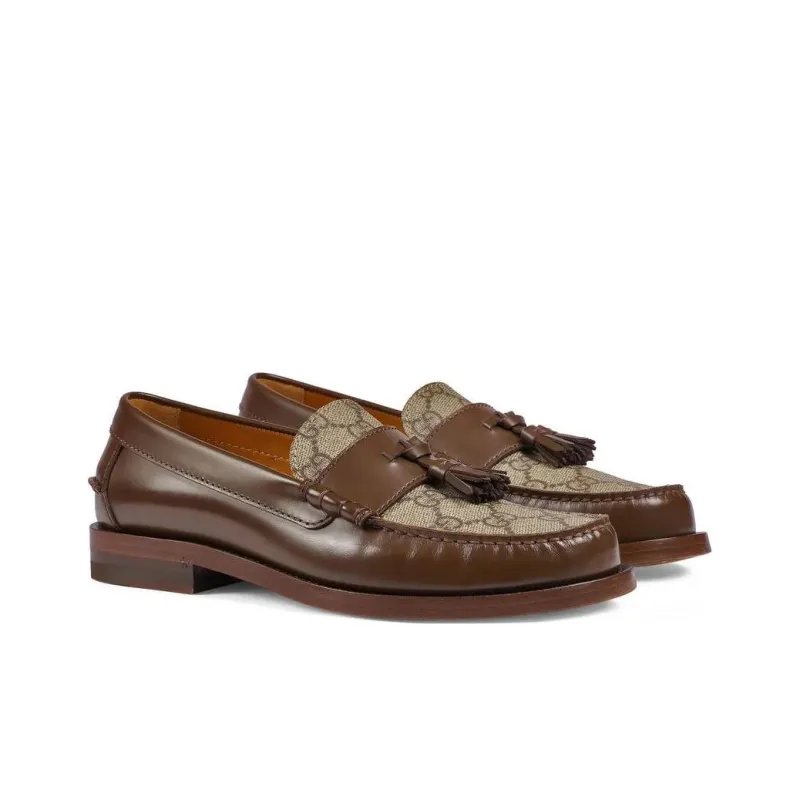 GUCCI Casual Single Shoes Women's Dark Brown-2