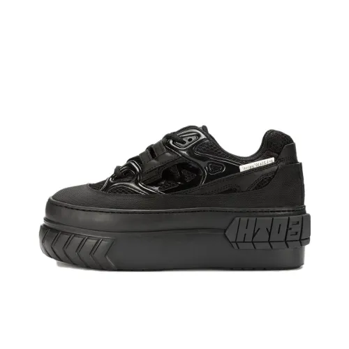 Both Skateboard Shoes Men Low-Top Black