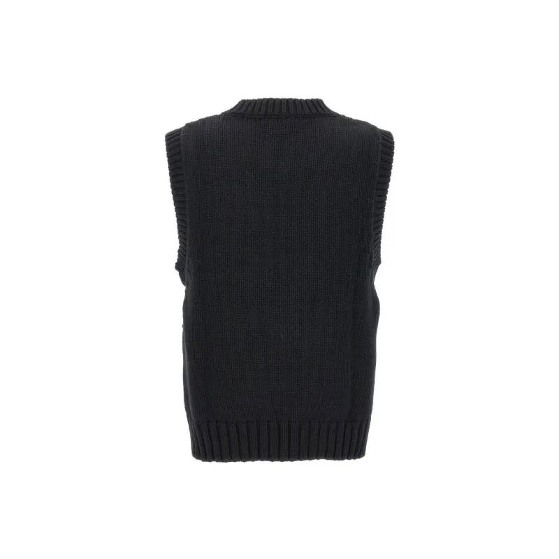 GANNI Rope Vest 'Black'-1