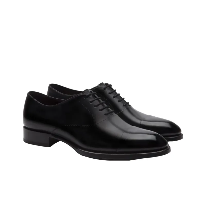 Brioni Dress Shoes Men Mid-Top Black-2