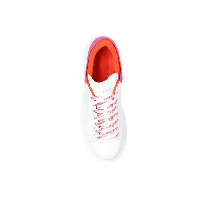 Alexander McQueen Oversized Low Top Sneakers 'White Rose Pink' Women's-4