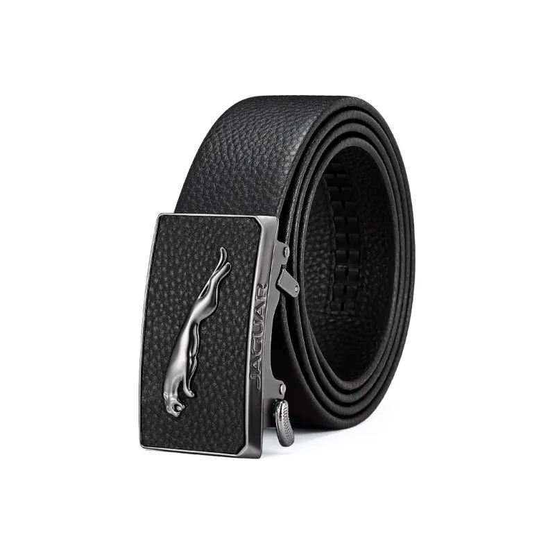 JAGUAR Casual Youth Cow Leather Leather Belts Men's Width  3.5cm-0