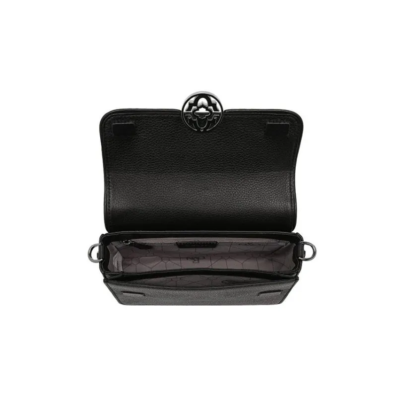 ORYANY Cow Leather Crossbody Bag Shoulder Bag Women's Black-5