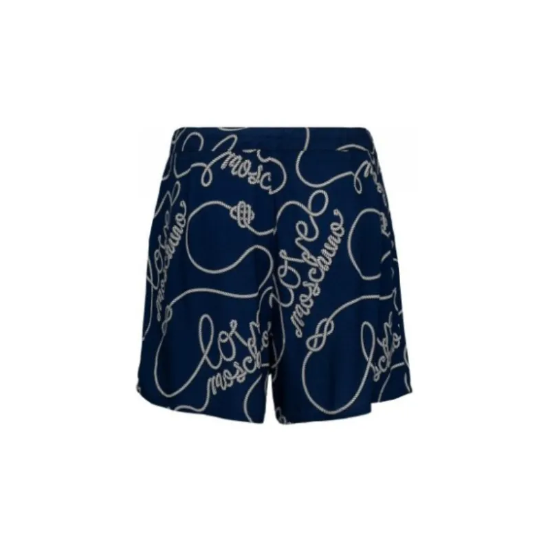 LOVE MOSCHINO Casual Shorts Women's Blue-1