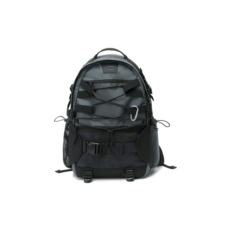 WINNER Nylon Backpack Regular Gray/Black-2
