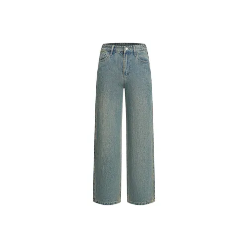 Youppiestaywithme Jeans Women's Nostalgic Blue