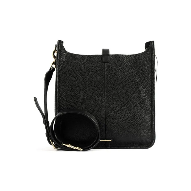 REBECCA MINKOFF Cow Leather Crossbody Bag Shoulder Bag Women's Black-4