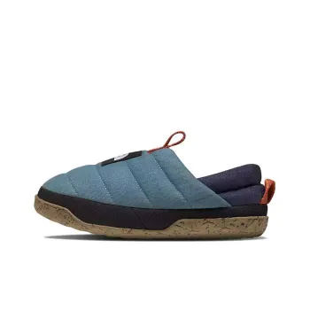 THE NORTH FACE Nuptse Cushioning Slip Resistant Low Top Casual Shoes Women's Blue Black
