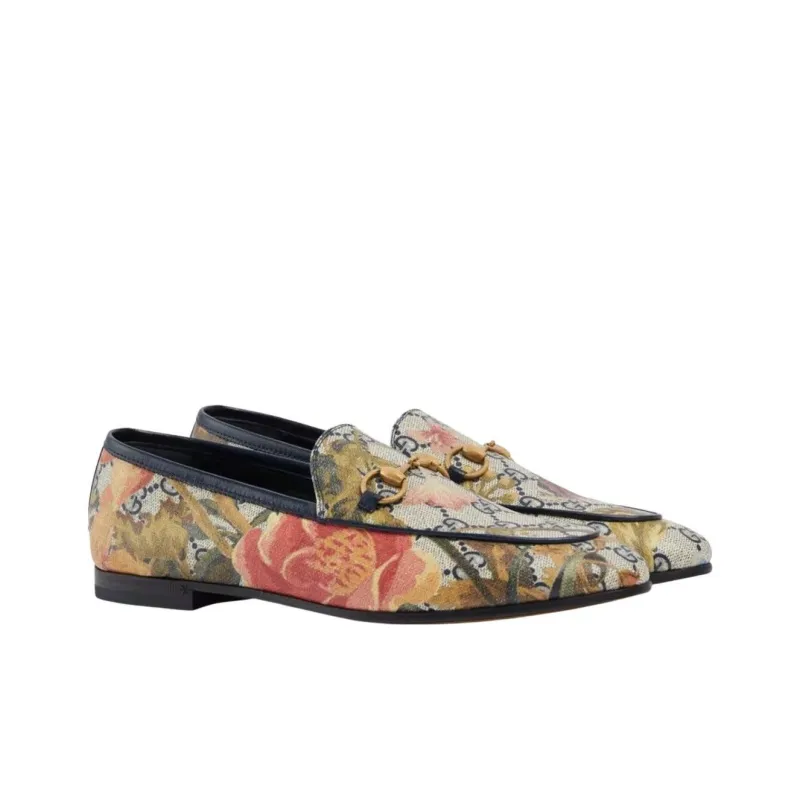 GUCCI Jordaan Loafers Women's Multicolor-1