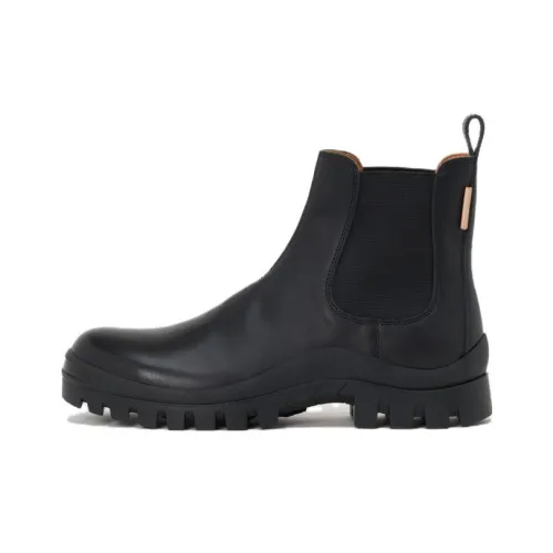 Hender Scheme Side Gore Chelsea Boots Unisex Black