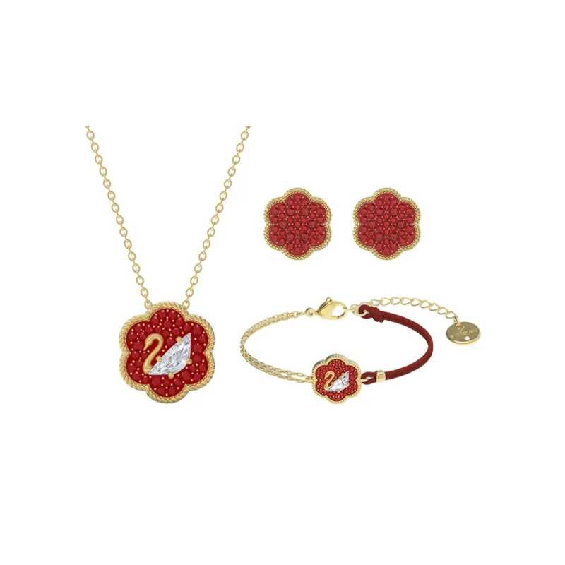 Swarovski Flower Of Fortune Necklaces Women's-0