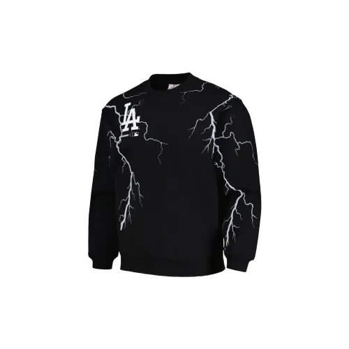 Pleasures X MLB Los Angeles Dodgers Sweatshirts Men Black