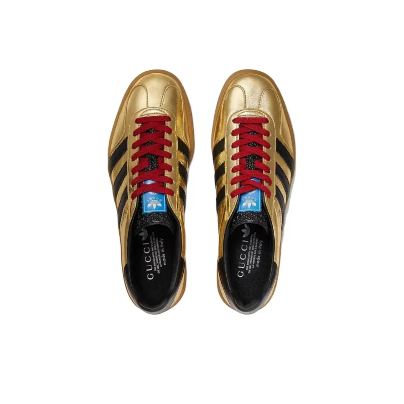 GUCCI Adidas X GUCCI Gazelle 'Metallic Gold'-2